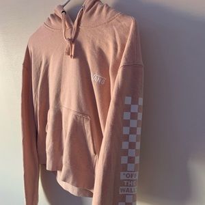 Vans long sleeve cropped hoodie